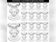 Crystal Taper Holders — Candle Holders available to rent