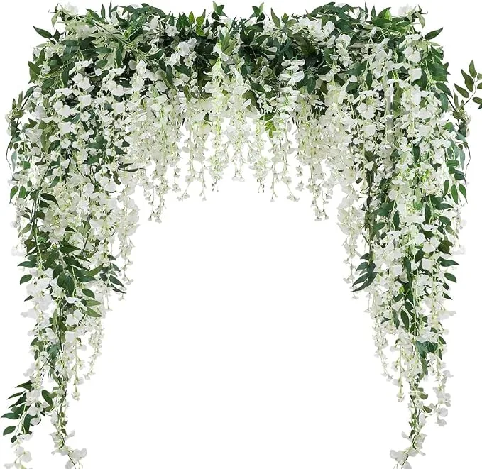 White Wisteria Garland — Garlands available to rent