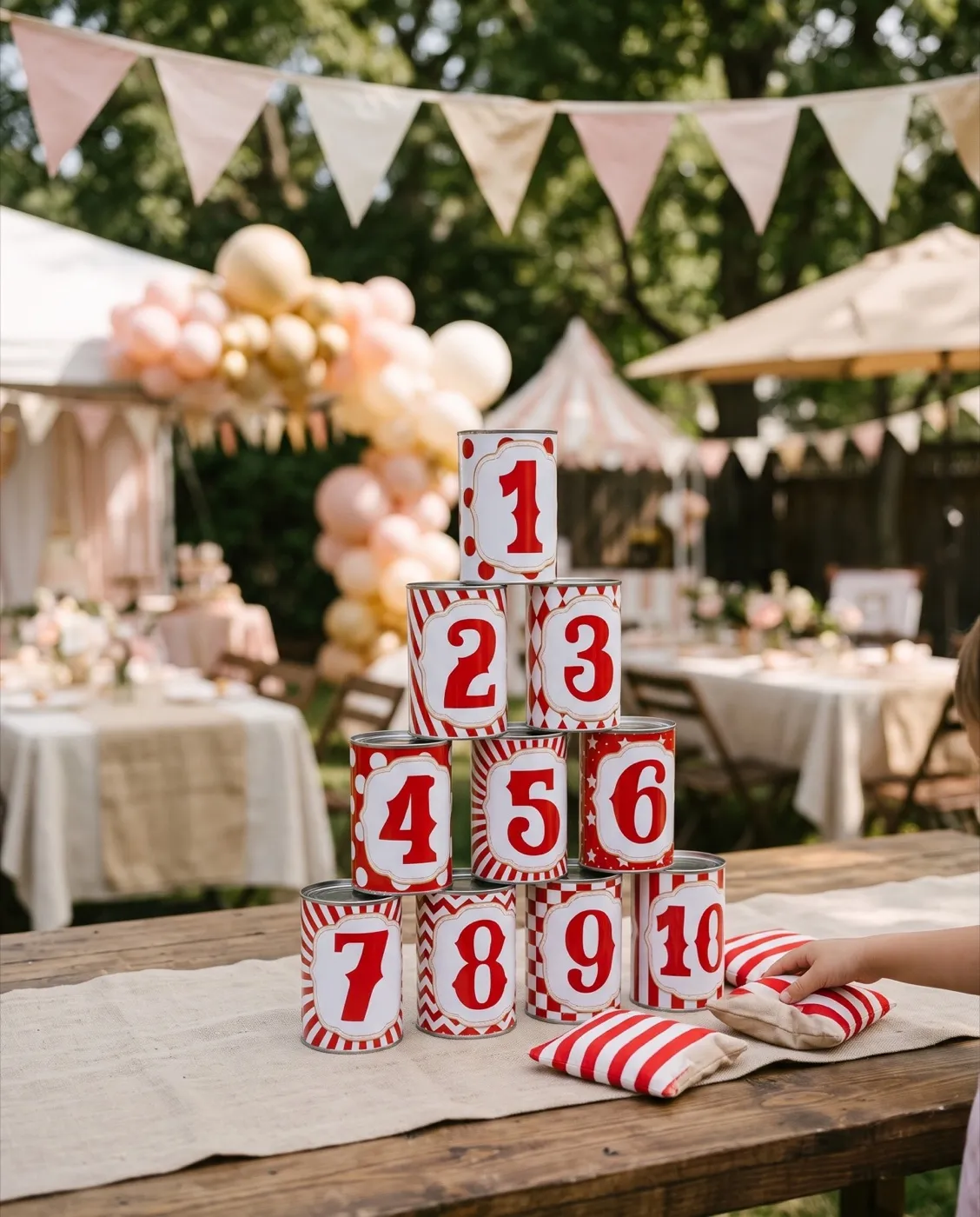 Carnival Can Games styled at an event