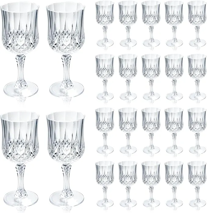 Clear Vintage Goblets
