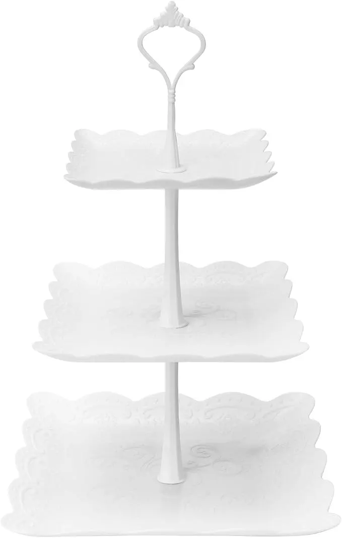 Square Tiered Cupcake Stand