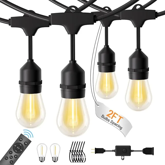 Connectable Outdoor String Lights — String Lights available to rent