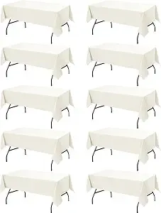 Ivory Rectangle Tablecloth — Tablecloths available to rent