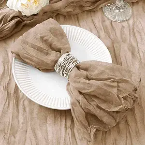 Nude Cheesecloth Napkins