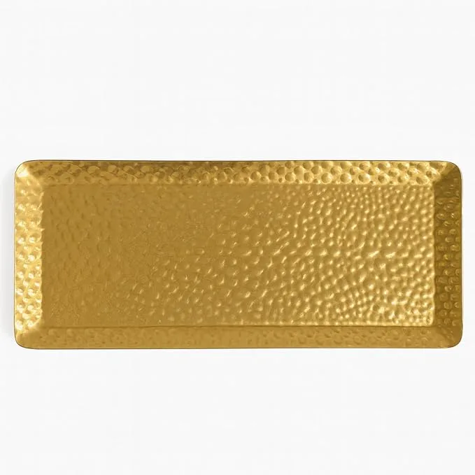 Hammered Gold Tray — Serving Trays available to rent