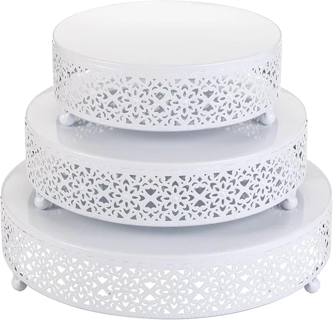 Round Metal Dessert Stands — Cake Stands available to rent