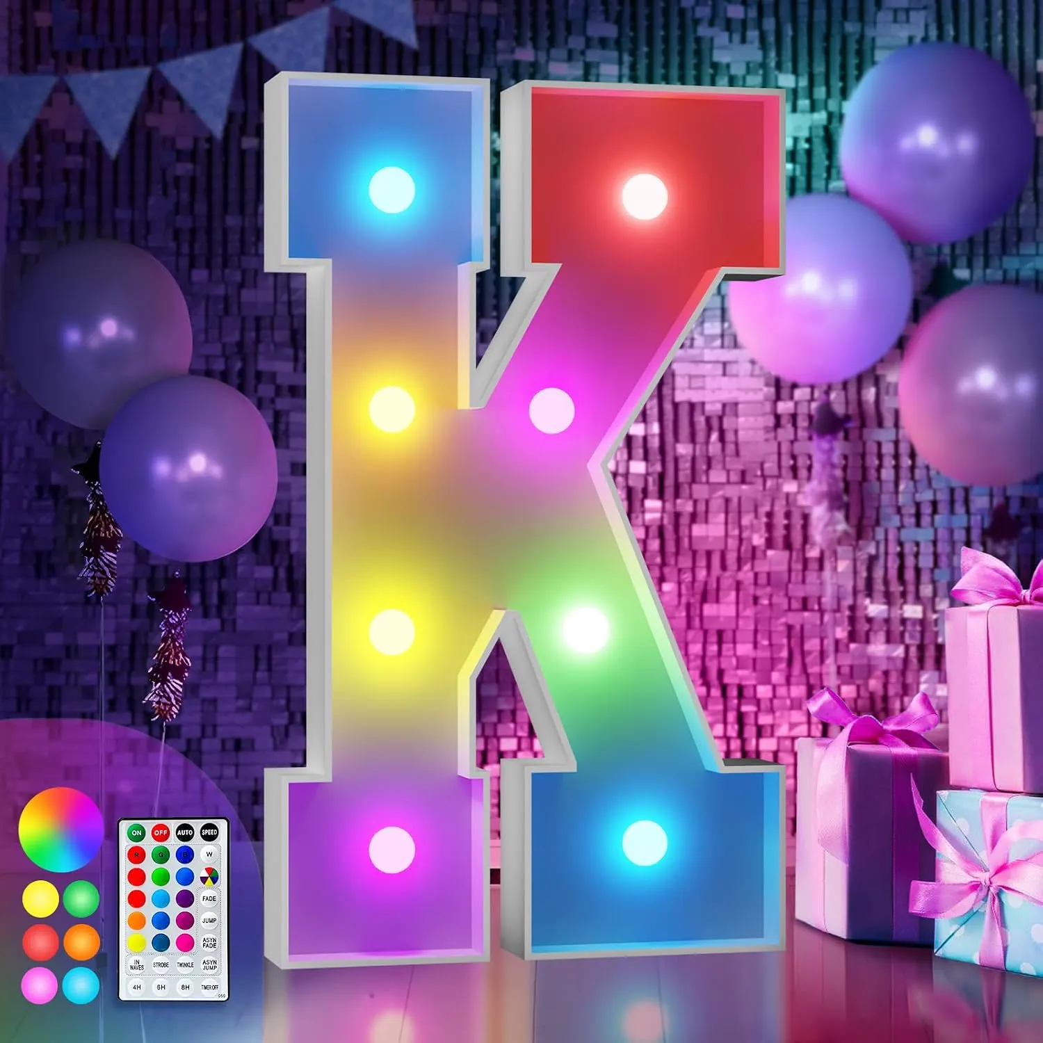Marquee Letter K