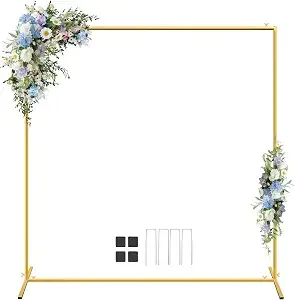 Square Gold Arch Stand — Arches available to rent