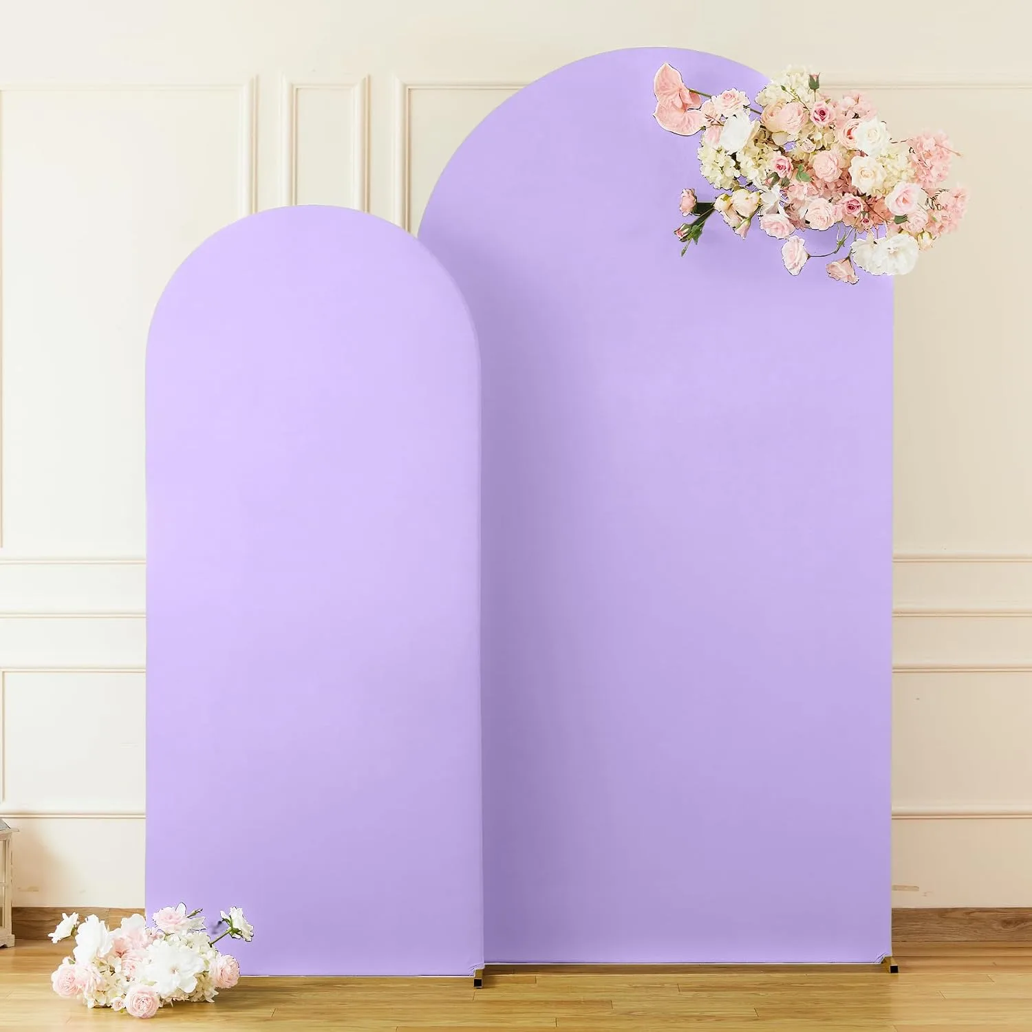 Lavender Arch Backdrop Covers — Backdrops available to rent