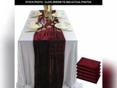 Velvet Table Runner — Table Runners available to rent