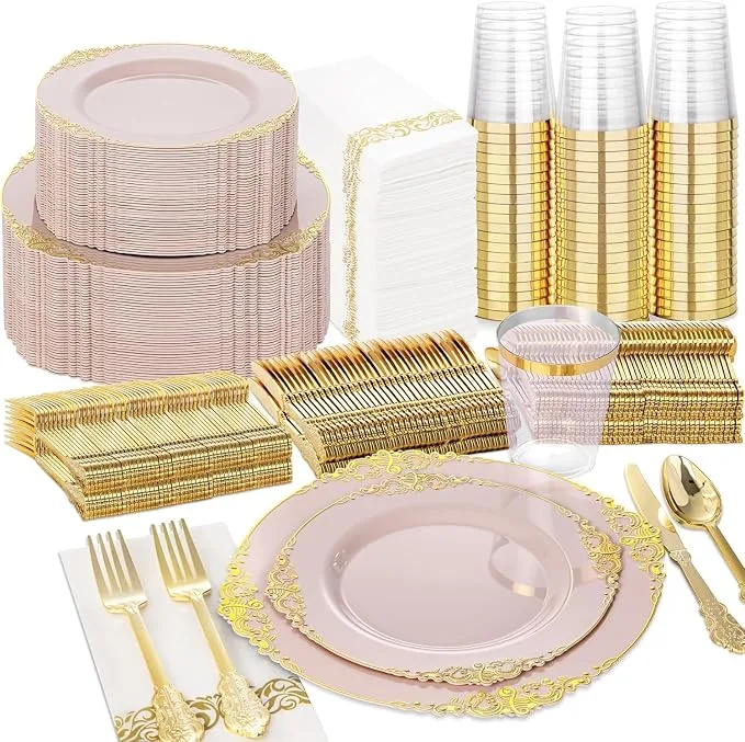 Pink Dinnerware Set — Dinnerware Sets available to rent