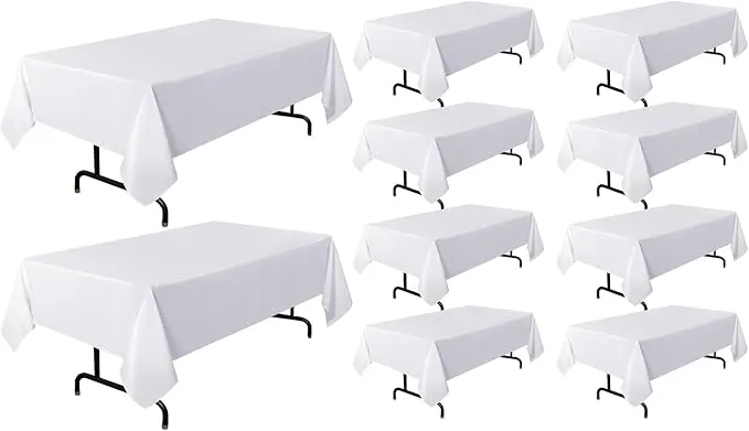 White Banquet Tablecloth