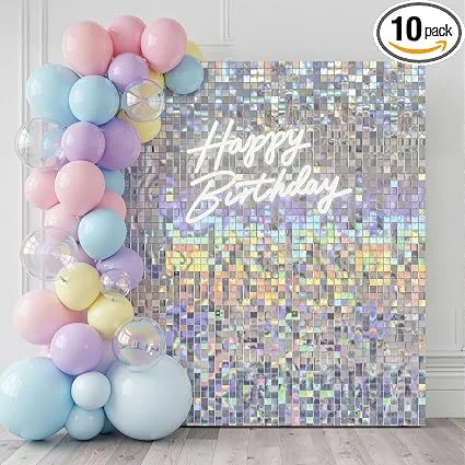Iridescent Shimmer Wall — Shimmer Walls available to rent