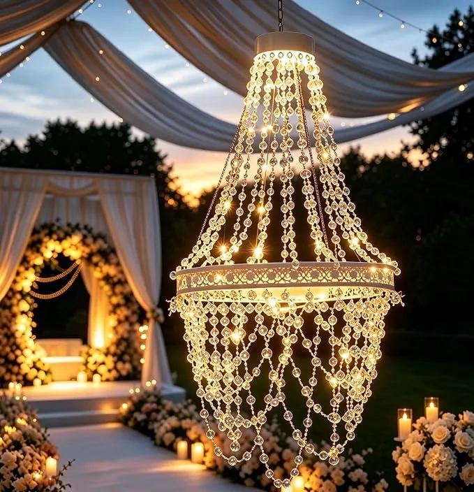 Solar Crystal Chandelier
