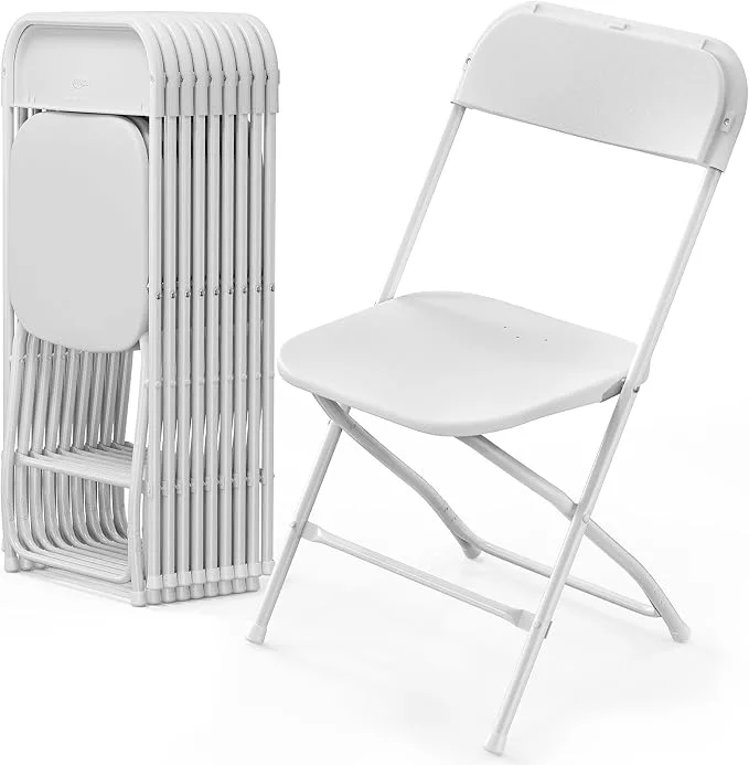 White Folding Chair — Folding Chairs available to rent