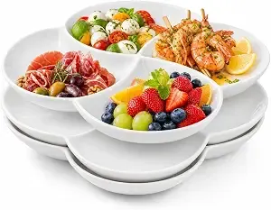 Porcelain Flower Appetizer Platter